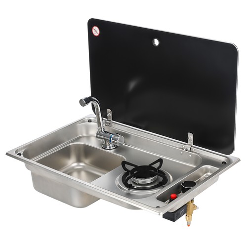 Sink hob single burner - rv,