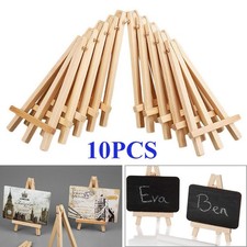 10Pcs Wooden Mini Easel Pine