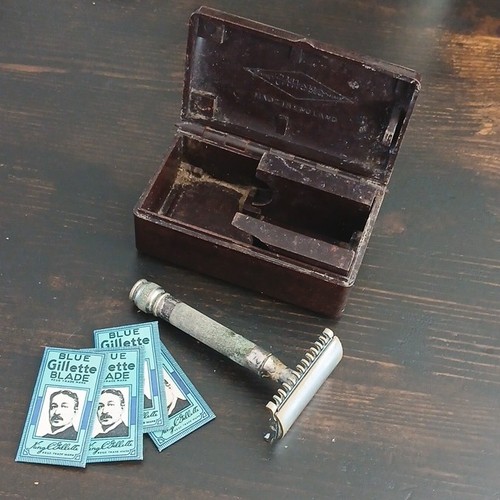 Gillette safety set made - gillette,
