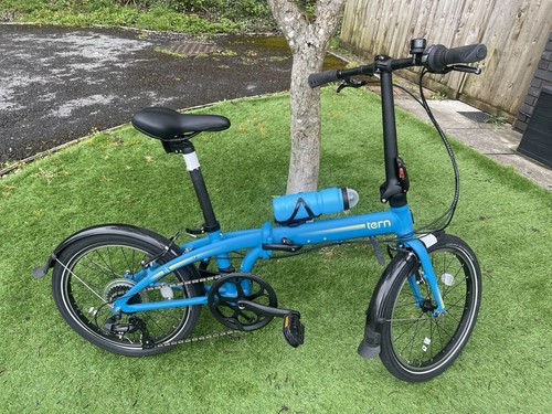Tern link folding - folding, bike