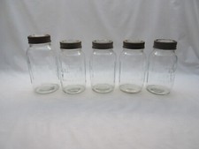 5 vintage large Kilner Jar Improved glass preserving jars 1 x 3lb 4 x 2lb