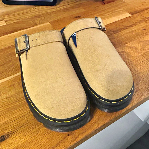 Martens zebzag mule beige - dr.,