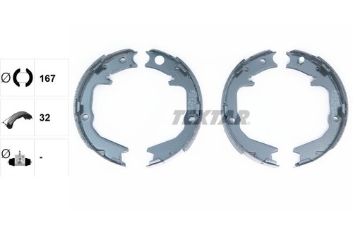 Textar 91062900 brake shoe - 91062900,