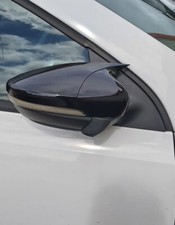 For VW Scirocco MK3 2008-2017 Gloss Black Wing Mirror Cap Covers Set