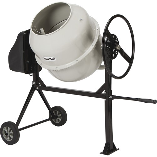 Klutch electric cement mixer - cement,