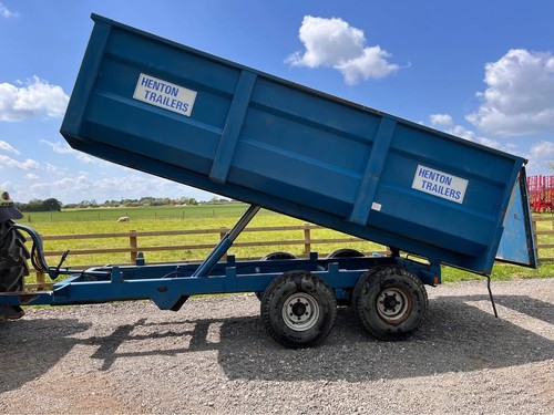Henton ton tipping trailer - ton,