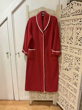 DAVID NIEPER  FULL LENGTH   14  DARK  PINK FLEECY SOFT BUTTONED DRESSING GOWN