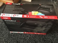 GBC CombBind C100 Binding Machine, 9 Sheet Punch Capacity, 160 Sheet Binding