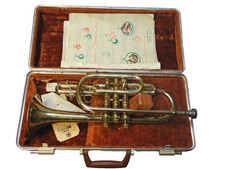 Vintage 1965 Olds Ambassador Cornet ( like Trumpet ) Bach 7c Mouthpiece