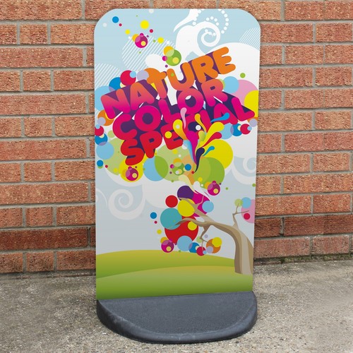Ecoflex pavement sign board - pavement, a-board
