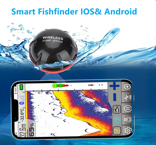 Wireless fish finder sonar - fish,