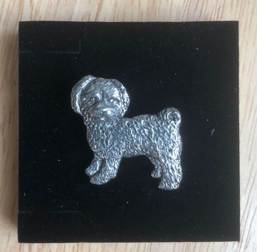 Bichon frise dog pin badge - pin,