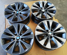 4x GENUINE GUNMETAL GREY BMW 5