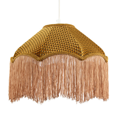 Golden ochre victorian - golden, scallop