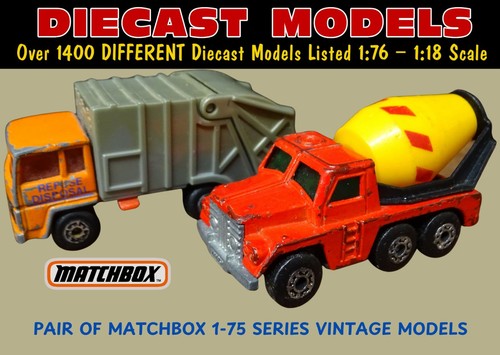 Pair vintage matchbox - vintage,