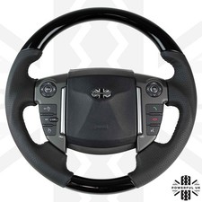 HSE Luxury black piano wood Steering Wheel fits Land Rover Discovery 4 interior