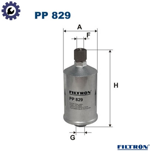 Fuel filter 829 for - pp,