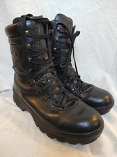 Jolly black leather Goretex boots waterproof safety combat security work lined