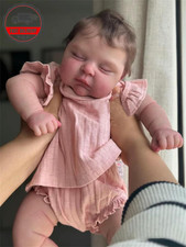 Real Life Newborn Reborn Baby Dolls Girl 20 inch 50 cm Full Vinyl Silicone Body