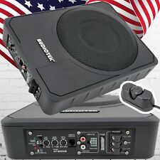 Audiotek 1000w 10" CAR UNDER SEAT POWERED SUBWOOFER SUPER SLIM ACTIVE SUB