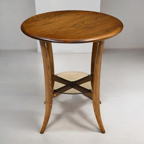 Ercol round side table lower - round,