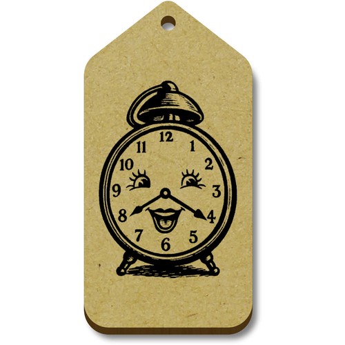 Happy face alarm clock - clock', mdf