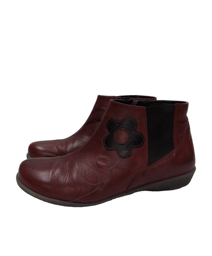 Pavers boots burgundy ankle - pavers,