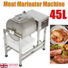 45L Rolling Kneading Machine Vacuum Meat Seafood Chicken Tumbler Marinator Mixer