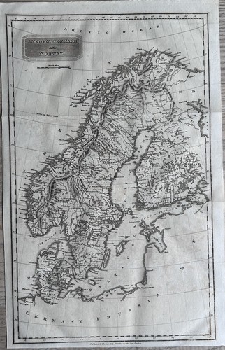 1817 scandinavia original - scandinavia,