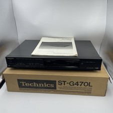 Technics ST-G470L Radio Tuner Seperate - FM/AM HiFi RCA - Faulty power button.