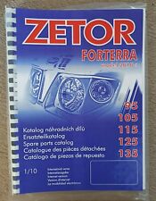 ZETOR FORTERRA 95 105 115 125 135 TRACTOR PARTS CATALOGUE