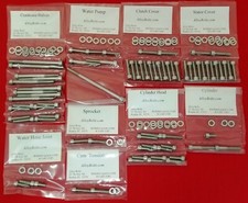 YAMAHA 2006 & UP YFM700R YFM 700 RAPTOR POLISHED STAINLESS ENGINE BOLT KIT SET