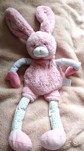 Doudou compagnie pink bunny - compagnie,