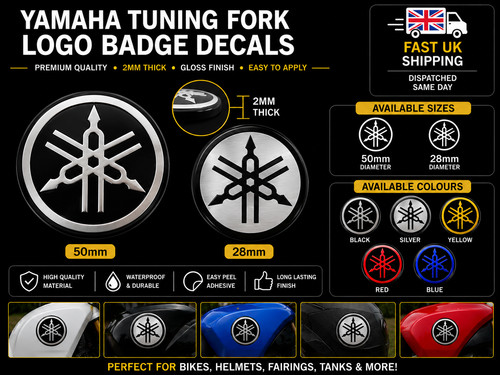 Yamaha tuning fork logo - fork, badge