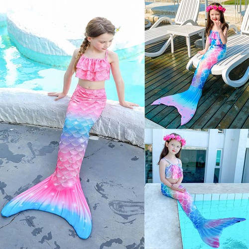 Kids girls swimming mermaid - swimming,