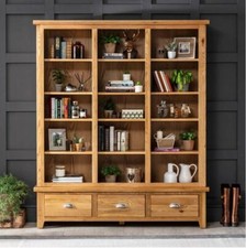 Bookcase cheshire oak extra - cheshire,