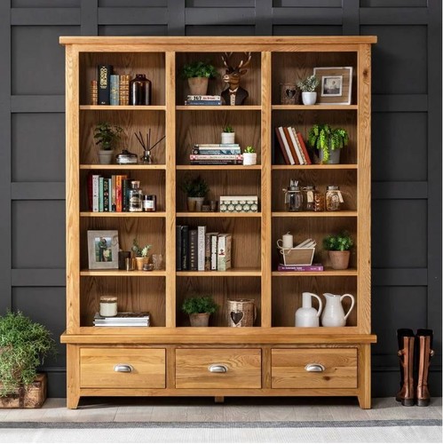 Bookcase cheshire oak - cheshire, extra