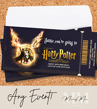 Personalised Harry Cursed Birthday Surprise Studio Tour Ticket Voucher Gift Idea