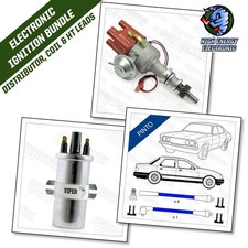 Ford Pinto Electronic Distributor High Energy Coil 8mm Blue Silicone HT Leads