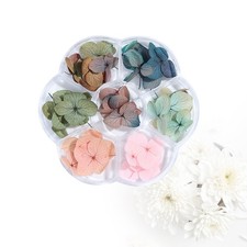  Manicure Accessories Maple Leaf Decors Dried Flower Nail Charms Stickers
