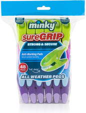 Minky 48pk Sure Grip Pegs