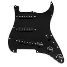 Musiclily 3Ply Black SSS