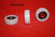 60 mm  Nylon Roller Wheel Plastic Bearing Guiding Wheel Flat Belt Idler