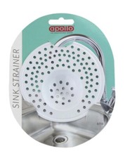 Apollo White Metal Sink Strainer