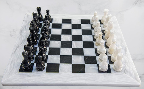 Handmade white and black - white,