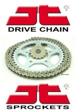 JT X1R3 HD Silver X-Ring Chain + Sprocket Kit for Suzuki TSR200 / TS200-R 90-92