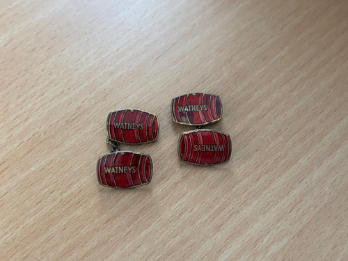 Vintage enamel cufflinks - enamel,