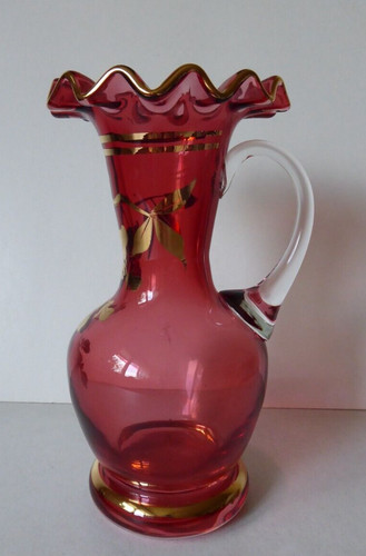 Vintage cranberry glass - cranberry,