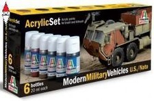 ITALERI ACRYLIC SET - MODERN