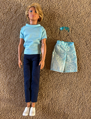 Barbie ken with casual and - -,